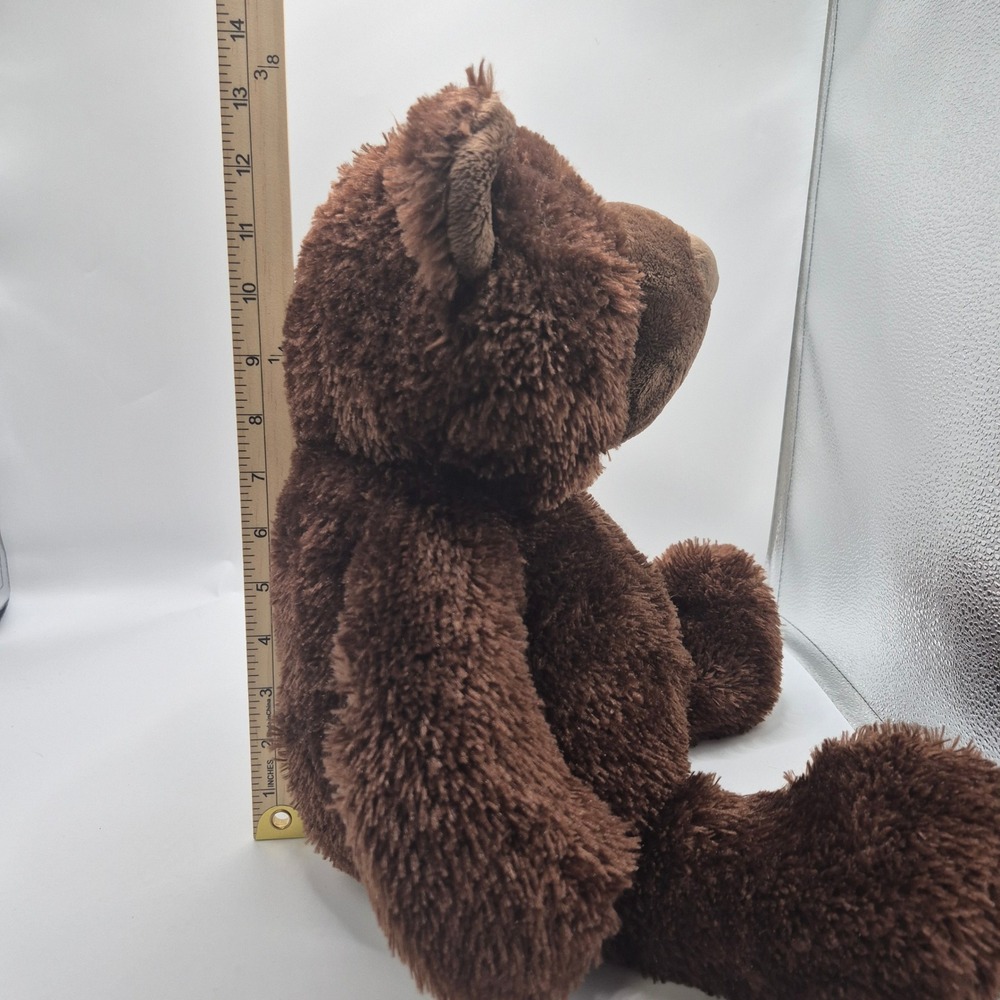Gund Philbin Chocolate Brown Teddy Bear Plush Stuffed Animal 13 inch 6071439 - Picture 4 of 8